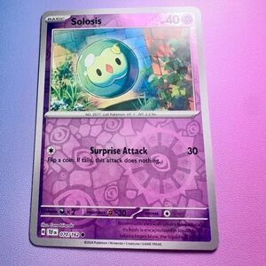 solosis [reverse holo] - 070/162 (common) — pokemon: temporal forces